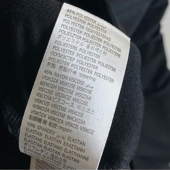 Adika Empire Flare Cut Out Black Pull On Pants Women’s Size Small - Picture 13 of 14